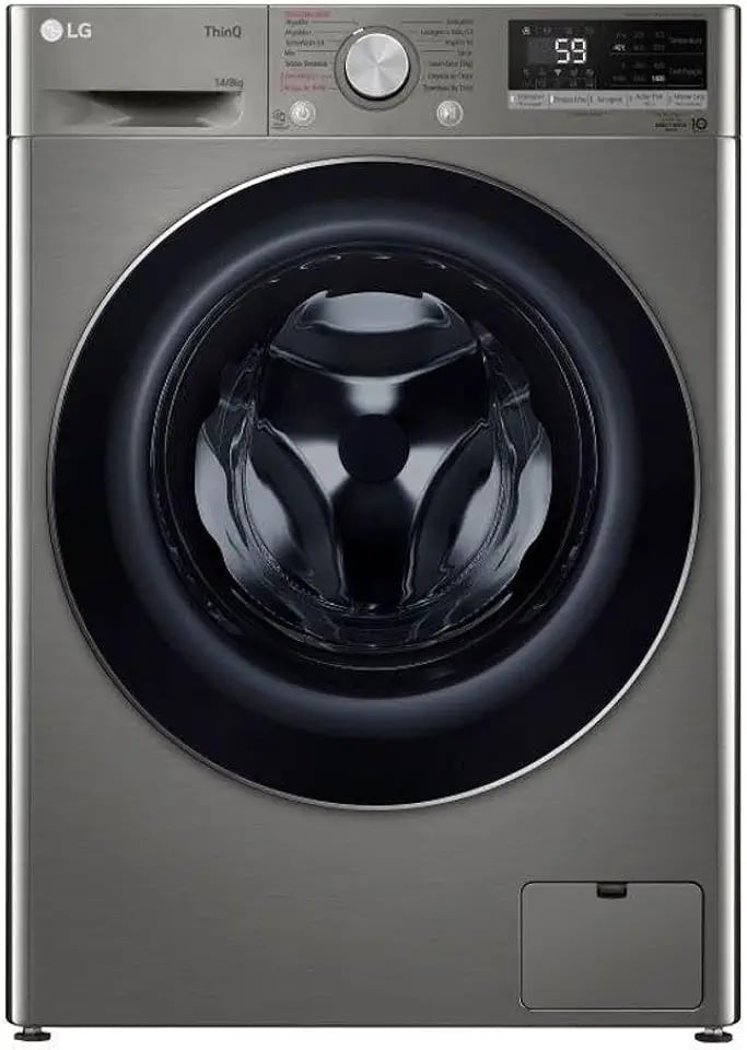 Lava e Seca Smart LG VC4 14kg Inox com AI DD 127V
