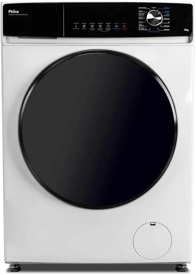 Lavadora e secadora Philco 10kg Inverter PLS11B Branca