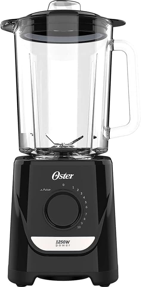 Liquidificador Oster Power OLIQ520 1250W com jarra de vidro de 2,2 litros