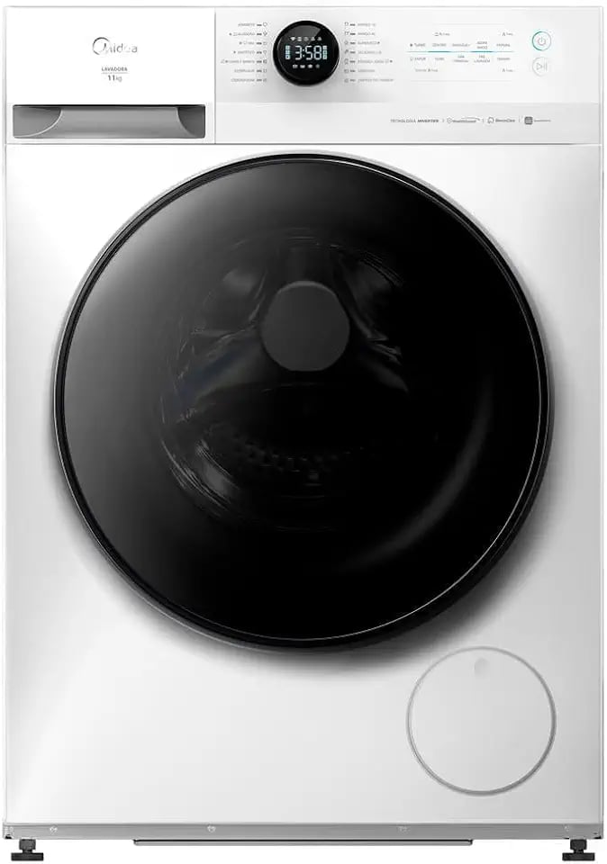 Máquina de lavar Midea 11kg Slim HealthGuard inverter com Wi-Fi