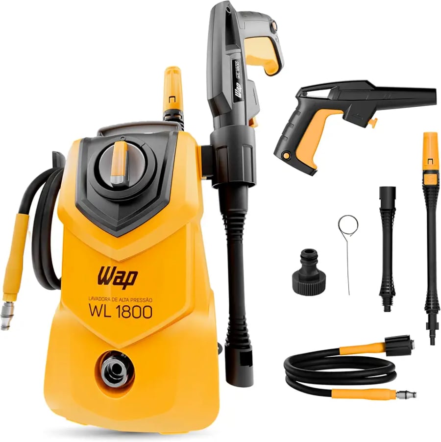 Lavadora de alta pressão WAP WL 1800 portátil compacta