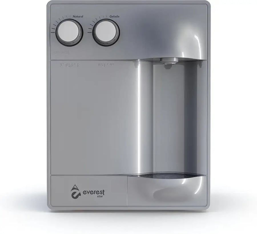 Purificador de água Soft Star prata refrigerado por compressor 127V
