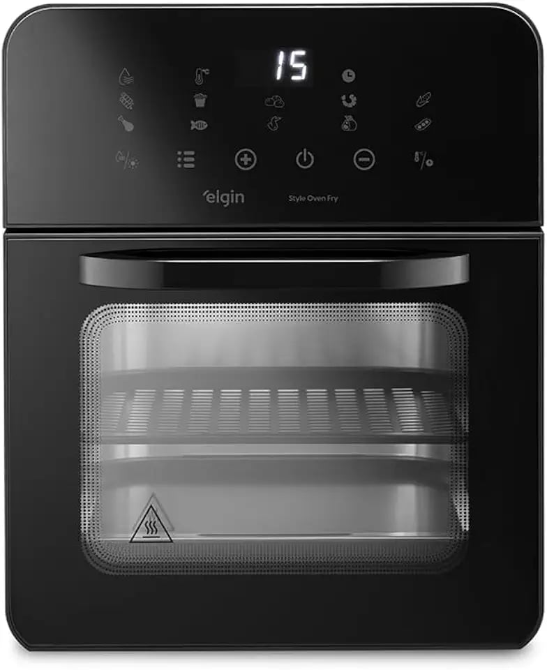 Fritadeira e forno elétrico Elgin Style Oven Fry 3 em 1 de 10 litros