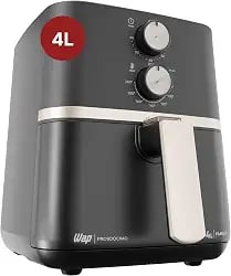 WAP Fritadeira Elétrica Air Fryer Family de 4 litros preta