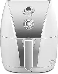 Fritadeira Air Fryer Britânia BFR40BI Redstone 5 litros branca com cesto quadrado