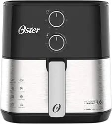Air fryer Oster OFRT520 preta de 5 litros