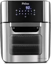 Air fryer oven Philco PFR2200P de 12 litros com espeto giratório