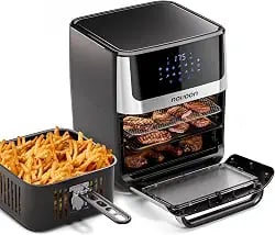 Fritadeira forno digital Novoon de 12 litros e 1700W 110V