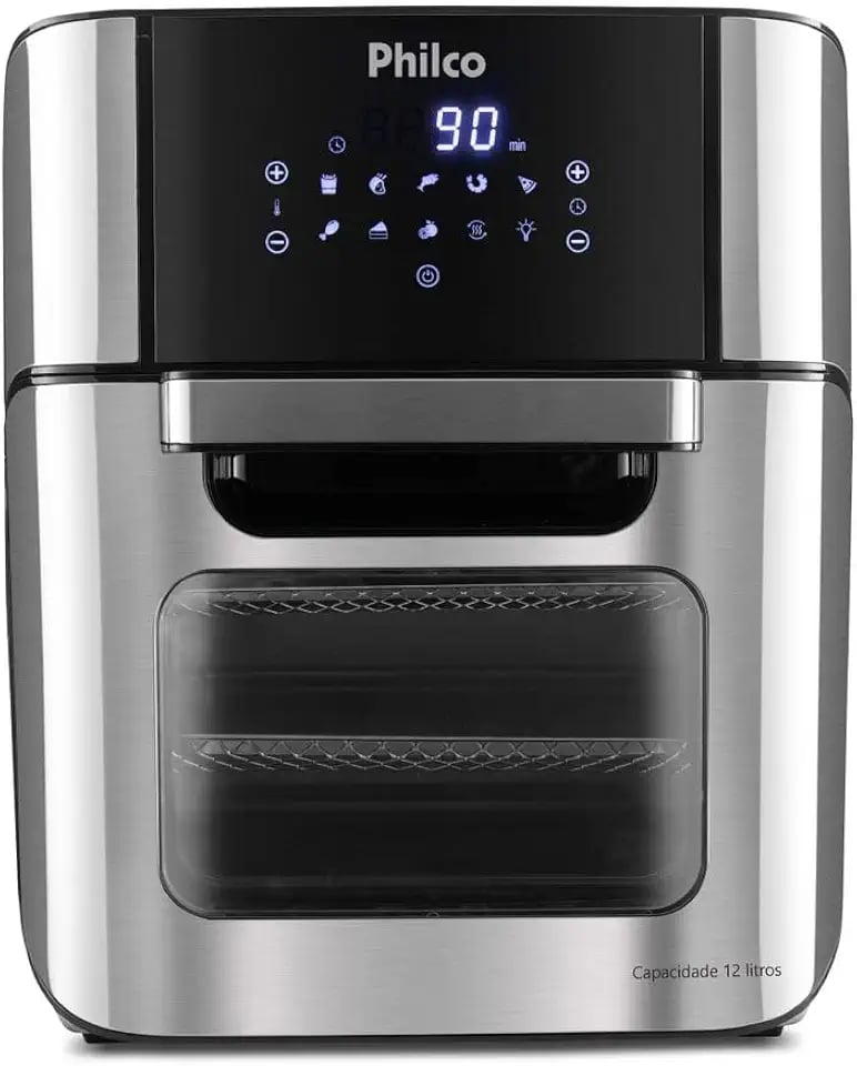 Air fryer tipo forno Philco PFR2200P de 12 litros