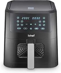 Airfryer iChef Smart Vision de 6 litros com visor na voltagem 110V