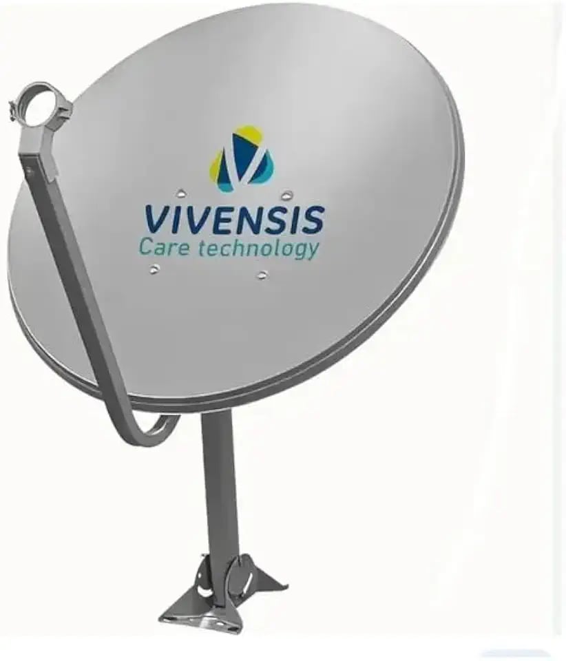 Antena parabólica digital Banda Ku de 60 cm com captação estável