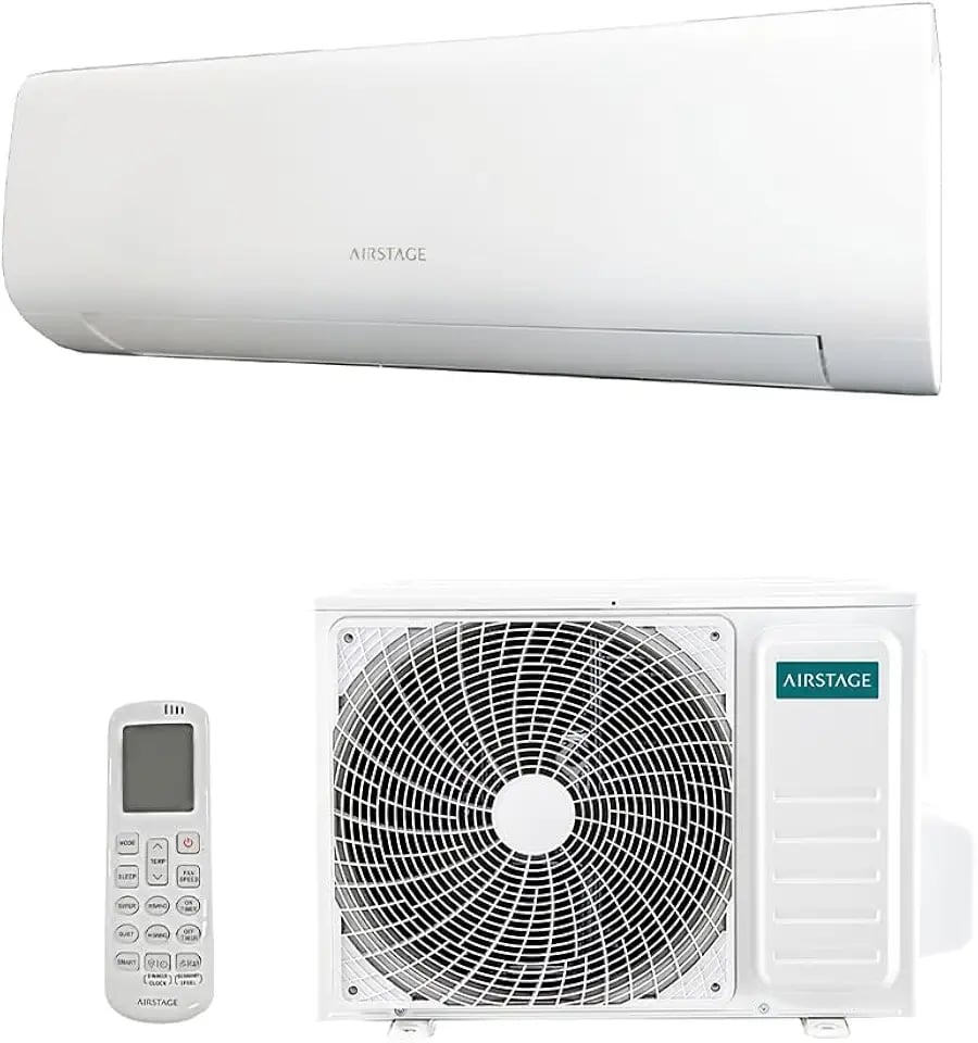 Ar-condicionado split hi wall Fujitsu Inverter Airstage Essencial de 12.000 BTUs quente e frio