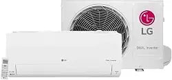 Ar condicionado split LG Dual Inverter Voice +AI 24000 BTUs quente e frio