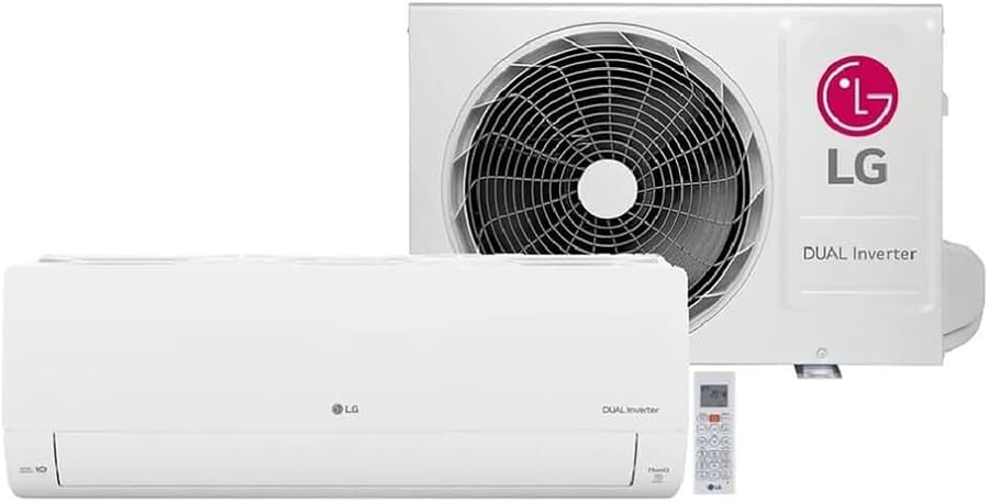 Ar-condicionado split LG Dual Inverter Voice +IA 12000 BTUs frio 220V