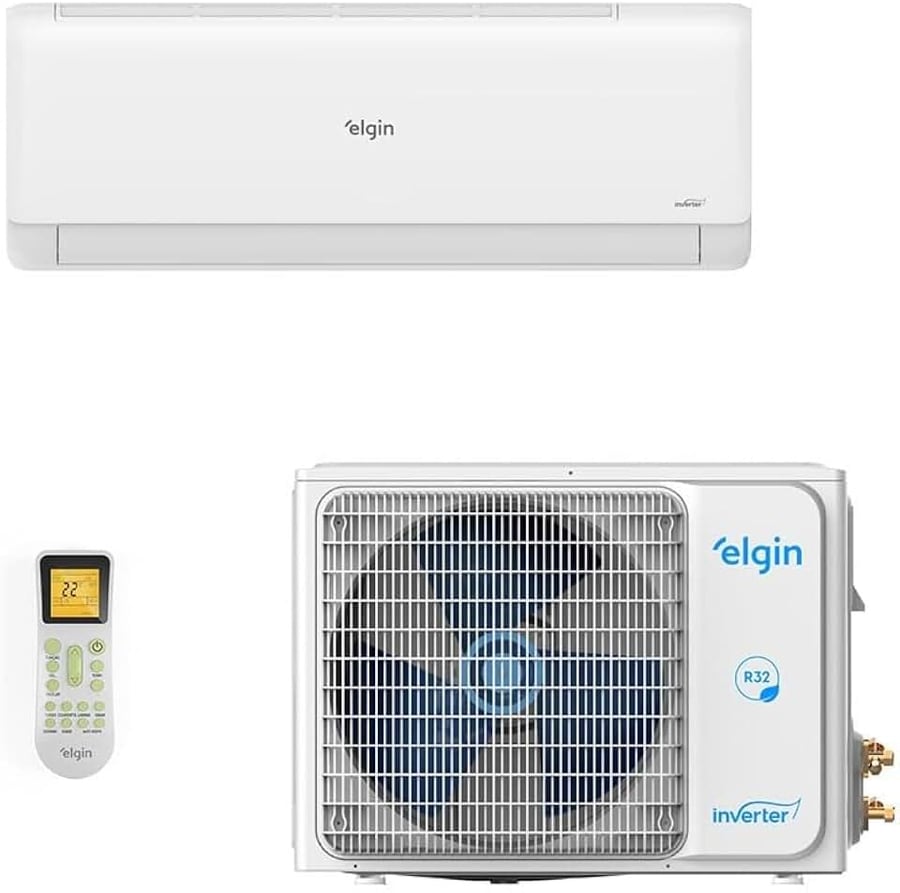 Ar-condicionado split Elgin Eco III Inverter Wi-Fi 9000 BTUs R-32 220V