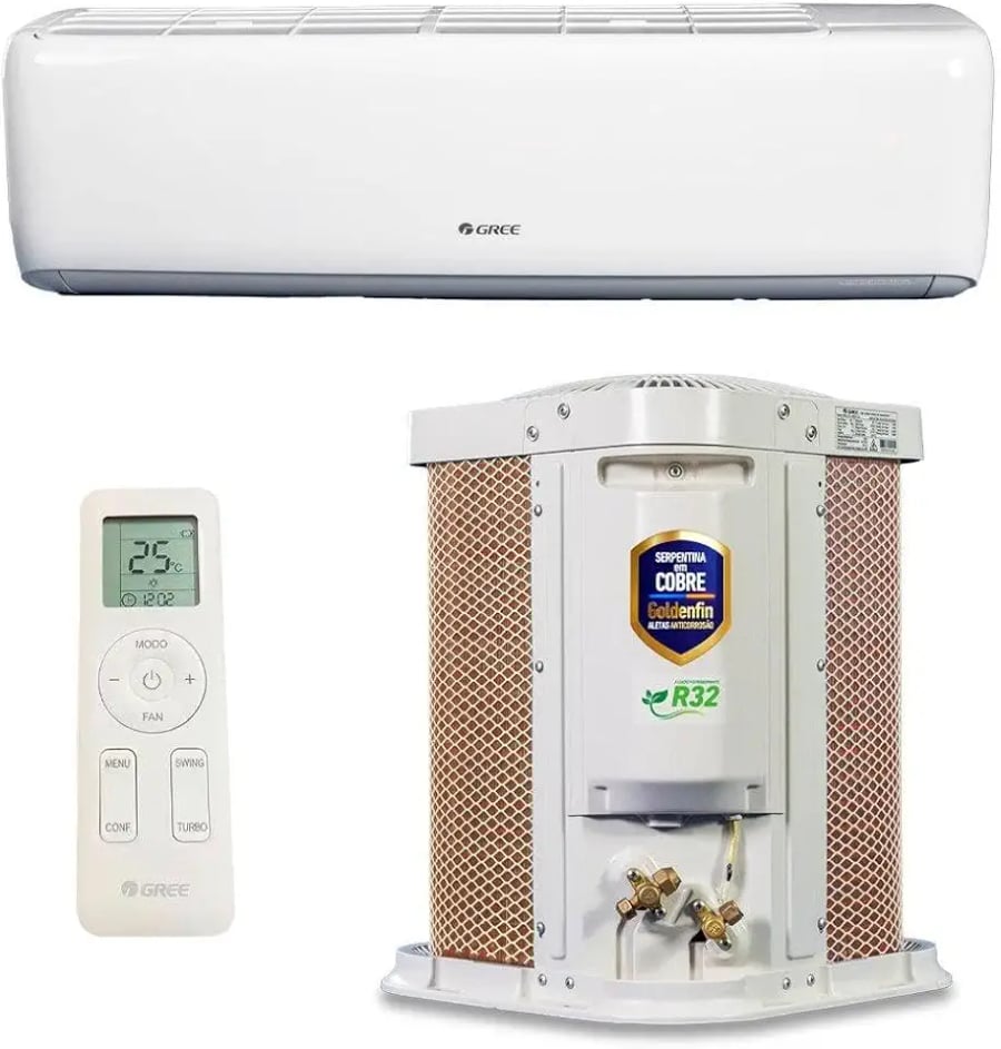 Ar-condicionado Gree G-Top Auto Connection 12.000 BTUs quente e frio