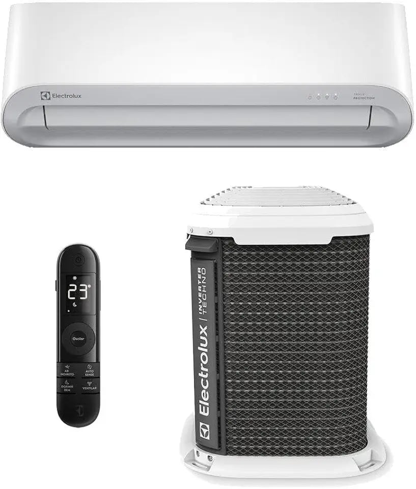 Ar-condicionado split inverter 12000 BTUs Electrolux Color Adapt com Wi-Fi