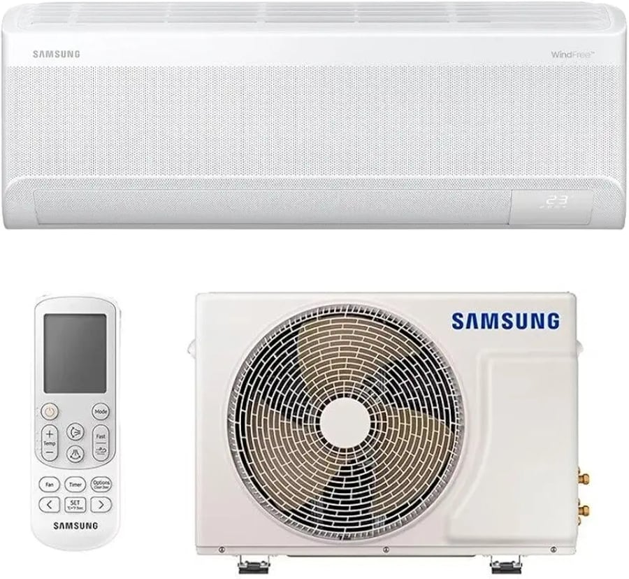Ar-condicionado split hi wall Samsung WindFree AI Inverter 12.000 BTUs frio
