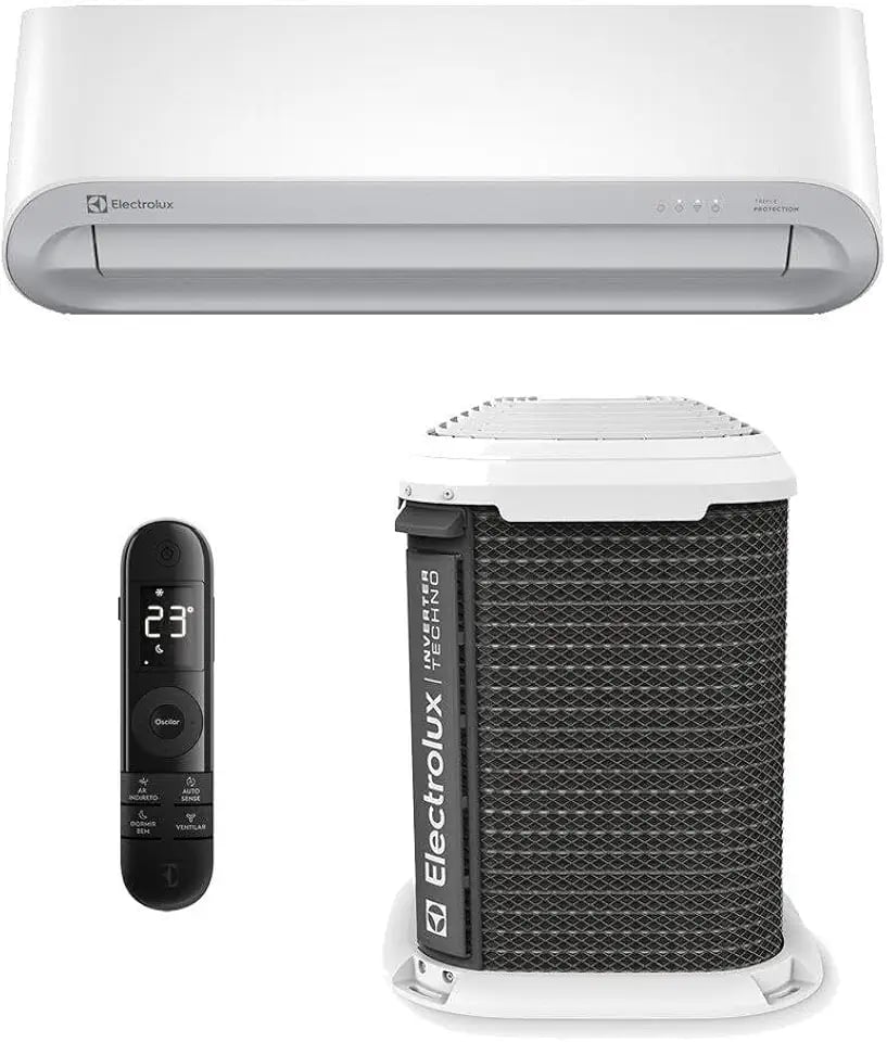 Ar-condicionado split inverter 12000 BTUs Electrolux Color Adapt com Wi-Fi