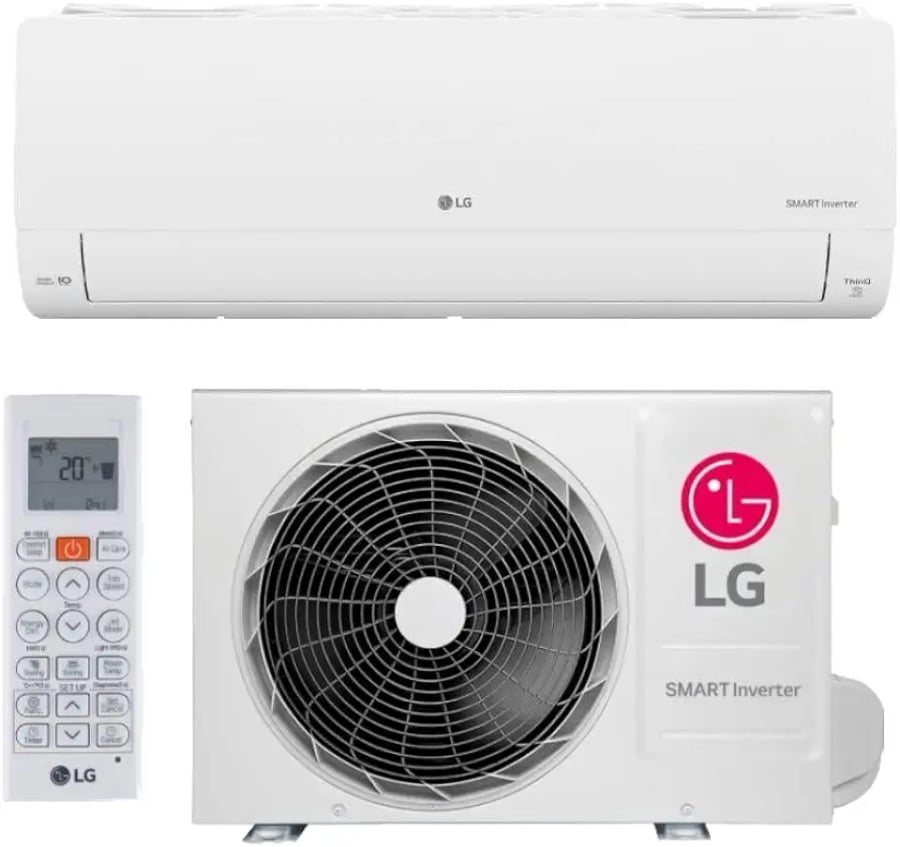 Ar-condicionado split LG AI Smart Inverter Voice 9000 BTUs frio