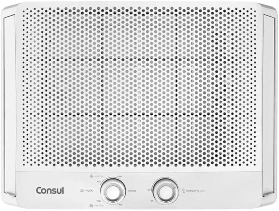 Ar-condicionado de janela Consul 7.500 BTUs frio CCB07FB 110V com design moderno
