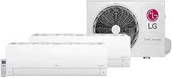 Bi split Inverter LG com evaporadoras de 9000 e 12000 BTU/h