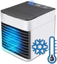 Mini ar-condicionado portátil Arctic Air Cooler com umidificador e luz LED