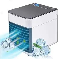Mini climatizador de ar frio portátil indicado para quarto, sala, carro e caminhão