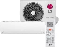 Ar-condicionado split LG Dual Inverter Voice mais AI 12000 BTU frio 127V