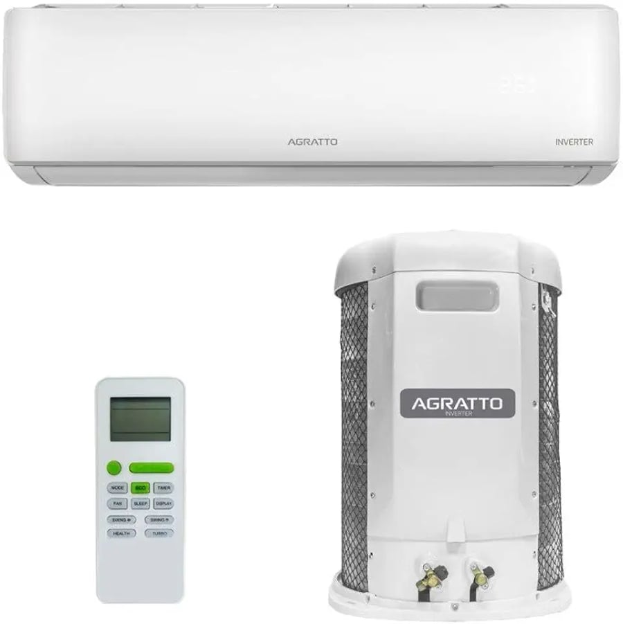 Ar-condicionado split inverter Agratto Liv Top 9000 BTUs frio