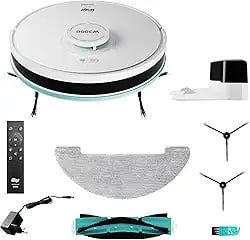 Robô aspirador WAP ROBOT W3000 preto com mapeamento LDS e SLAM