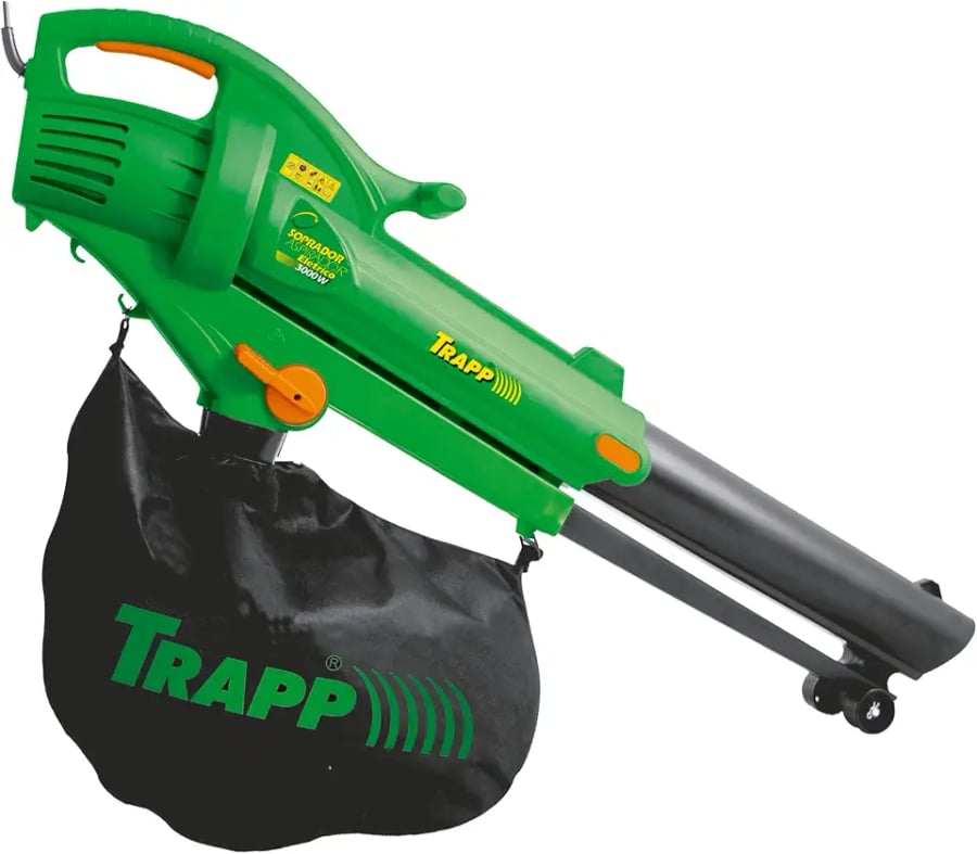 Soprador e aspirador de folhas elétrico Trapp SF 3000 de 3000W