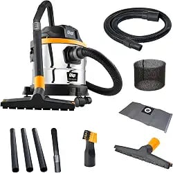 Aspirador de pó e água WAP GTW INOX 15 de 1700W e 14,8 litros 127V
