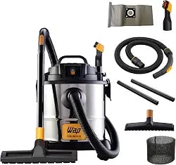Aspirador industrial WAP GTW INOX 20 de 20 litros na versão 127V