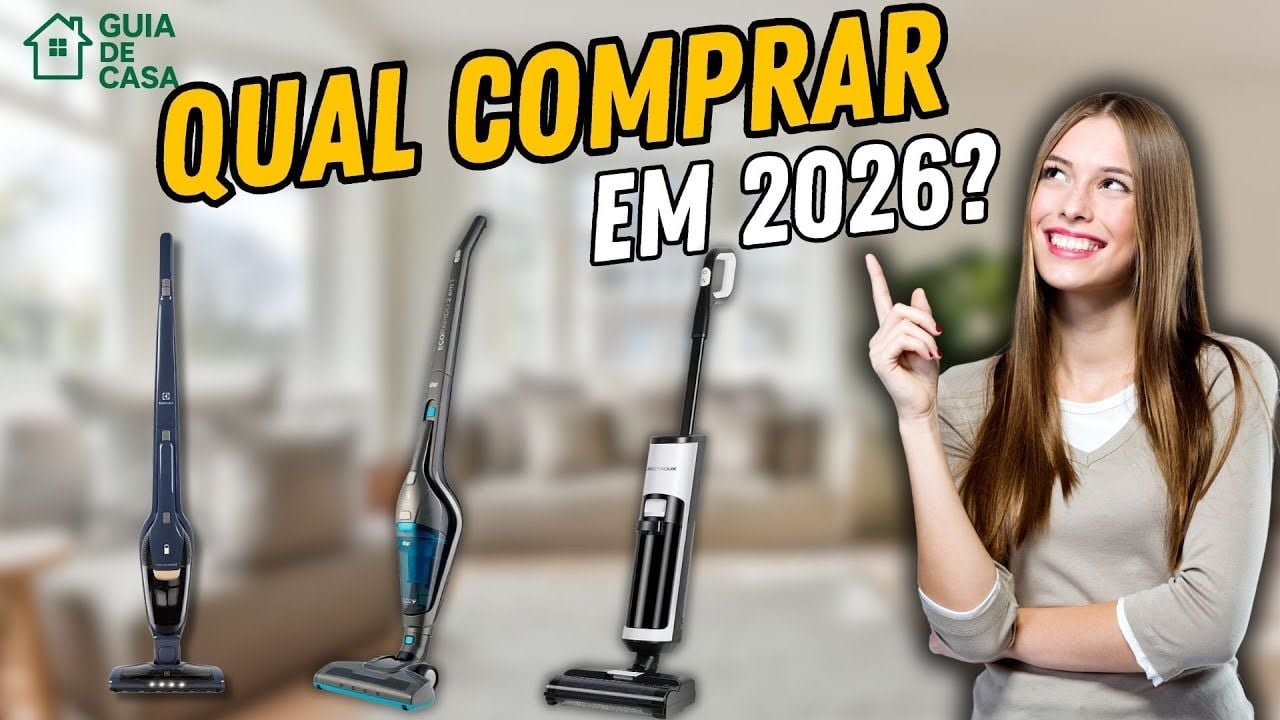 Vídeo sobre como escolher aspiradores portáteis em 2026