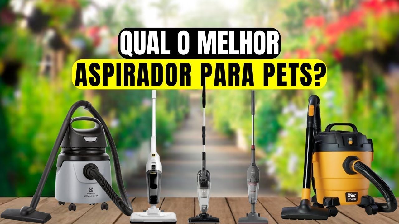 Vídeo com os melhores aspiradores de pó para pelos de animais