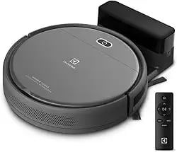 Aspirador de pó robô Electrolux ERB30 preto com controle remoto