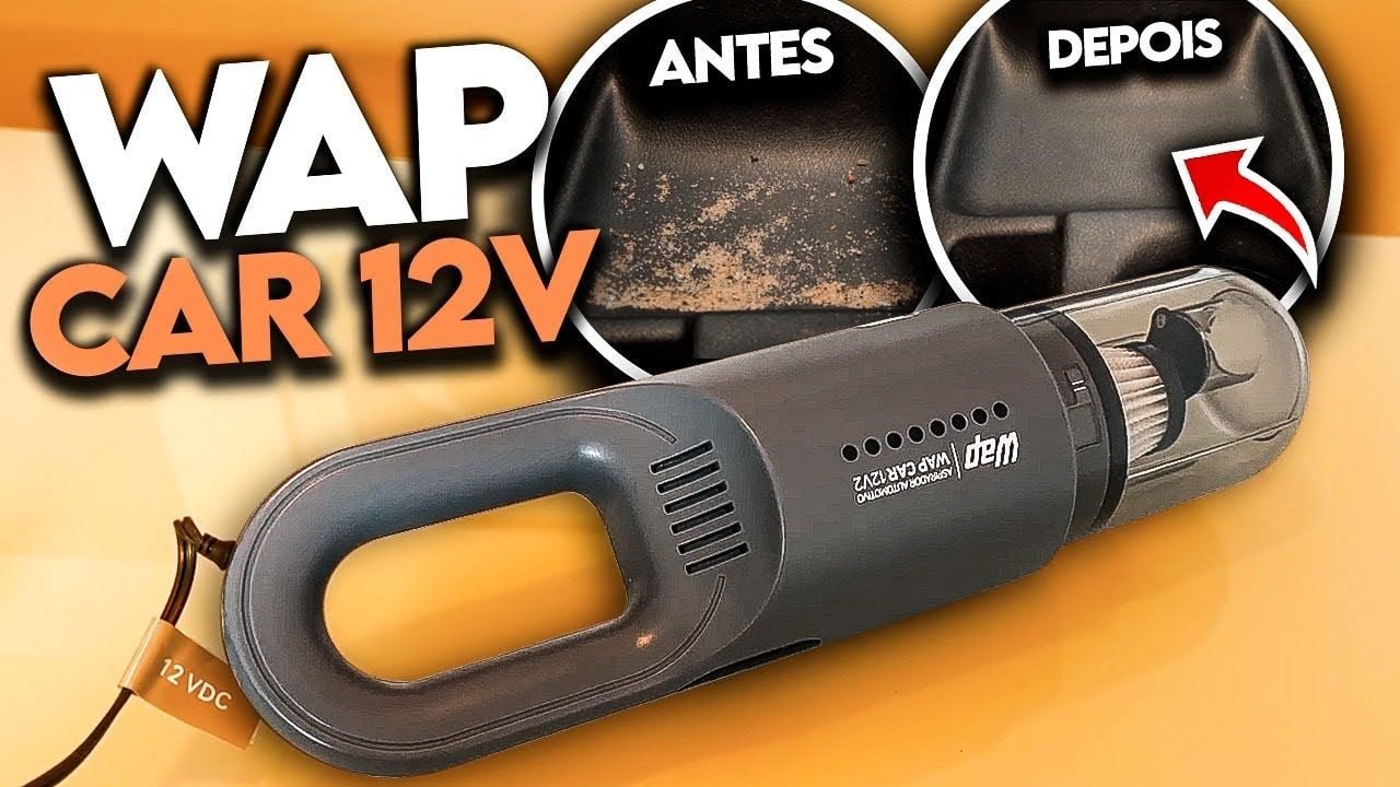 Vídeo testando o aspirador WAP CAR 12V