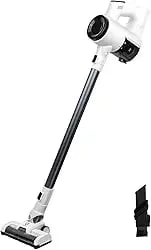 Aspirador vertical sem fio 120W com duas velocidades e escova LED